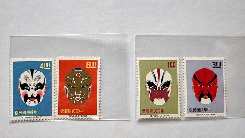 [方連之友](55年)特38 中國戲劇臉譜郵票(2798) 極美品