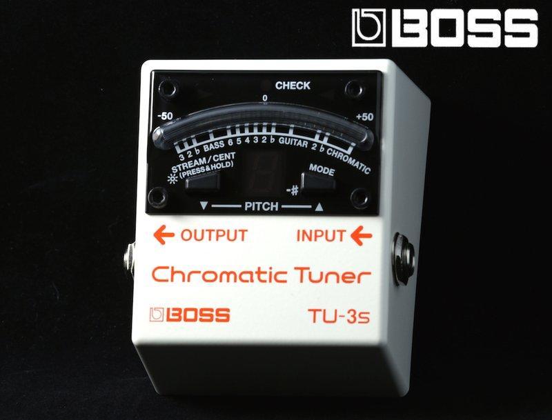 【成功樂器 . 音響】全新 公司貨 BOSS TU-3S Chromatic Tuner半音階調音器 迷你調音器