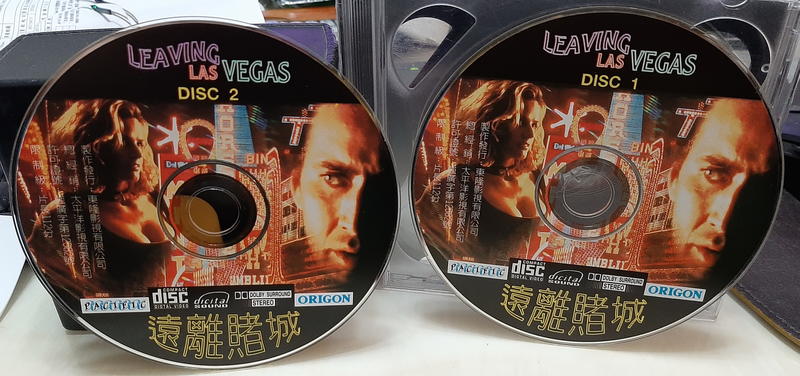 ╭★㊣ 絕版典藏 正版 VCD【遠離賭城 Leaving Las Vegas】尼可拉斯凱吉 主演 特價 $49 ㊣★╮
