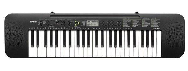 ☆唐尼樂器︵☆ CASIO 卡西歐 CTK-240 49鍵電子琴(電鋼琴風格琴鍵,加贈超值配件及現場教學)