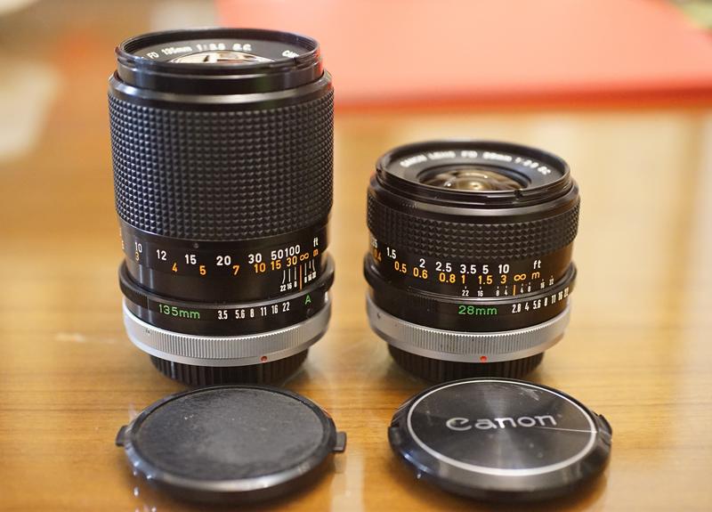 已保養 Canon FD 135mm F3.5 S.C.長焦鏡頭可轉Sony E口(A-1,AE-1 F-1)