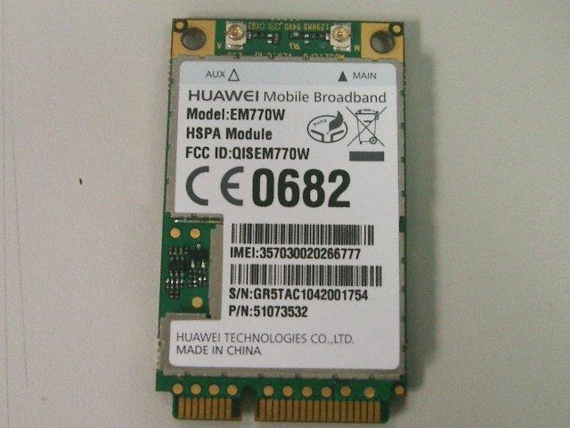 華為 HUAWEI EM770W 語音功能 Mini PCI-E card