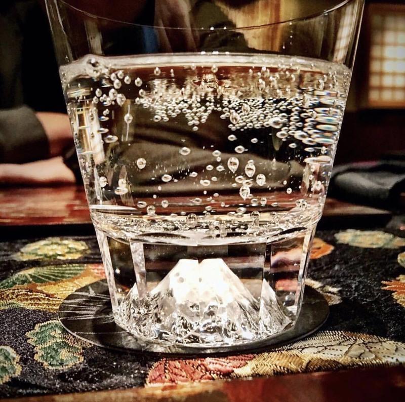 【超萌行銷】現貨 日本製 江戶硝子 田島硝子 手作 富士山杯 富士山 威士忌杯 矮杯 玻璃杯 TG15-015-R