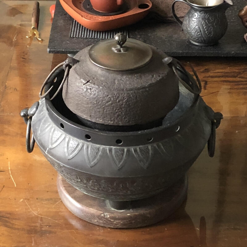 已售出）日本帶回風炉釜一式龍文堂茶釜骨董品| 露天市集| 全台最大的網 