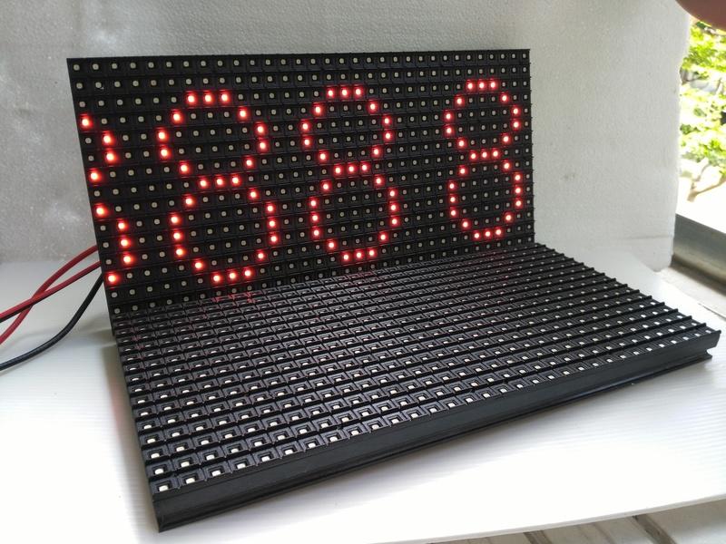 LED戶外防水模組 單紅P10 SMD表貼 3535字幕機模組 跑馬燈 廣告 LED模組