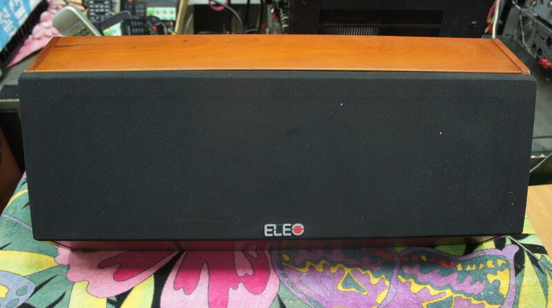 德國品牌 ELEO C191 中置喇叭 雙5吋低音  同HECO 功能正常 100W~ 寬52高 23深27