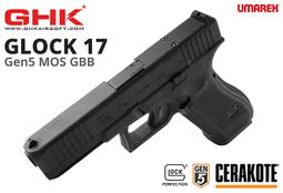 【KUI酷愛】GHK G17 Gen5 MOS版 瓦斯槍，鋁滑套瞄具版，Glock，Cerakotec烤漆~50966