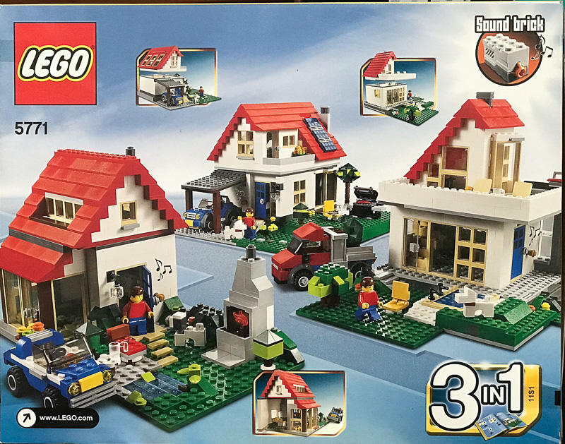 樂高-LEGO-5771-創意系列-山丘上的別墅