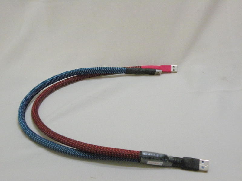 [神盾級S]HTPC專用分離式USB3.0線(A公 - 2A公) - 1M