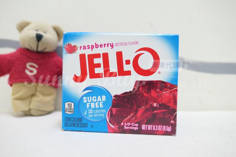 【Sunny Buy】◎預購◎美國 Jell-O果凍粉 sugar-free無糖覆盆子口味 果凍粉8.5g/17g