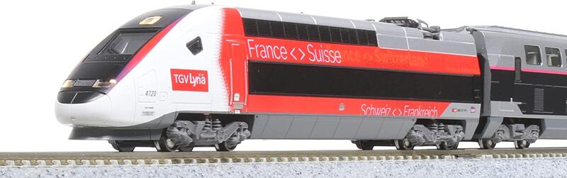 KATO N軌距TGV Lyria Euroduplex 鐵道模型10輛套裝10-1762 鐵道模型電車