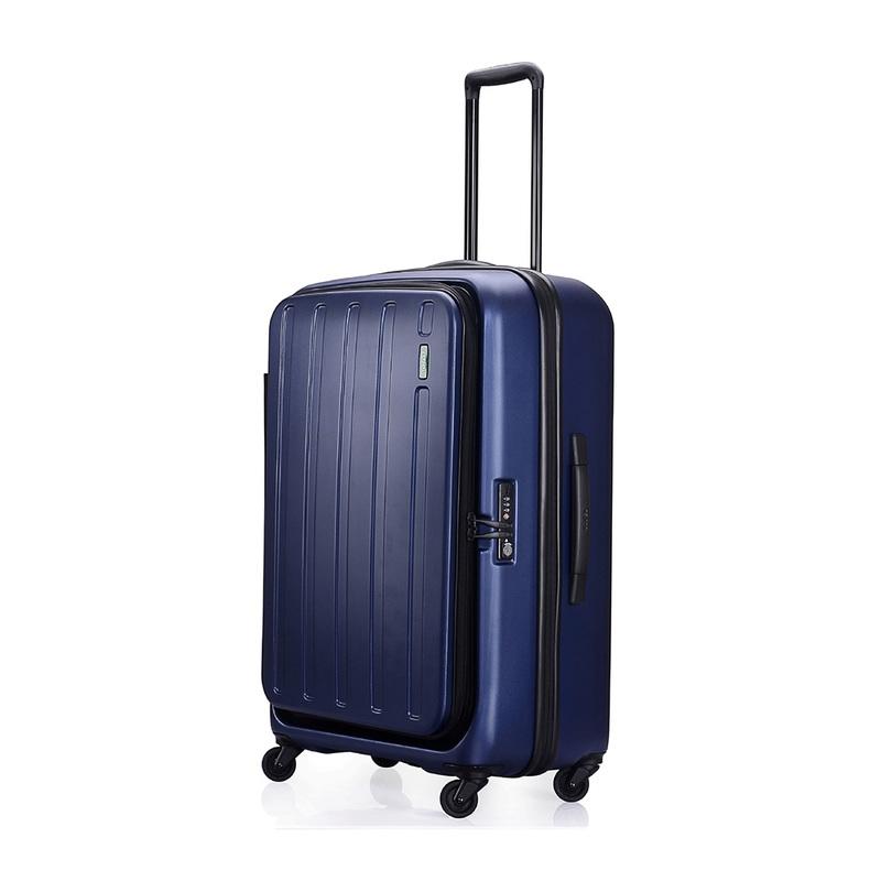 【趣買Cheaper】LOJEL C-F1398 HATCH可擴充拉鍊箱-藍色(27吋行李箱)(免運)