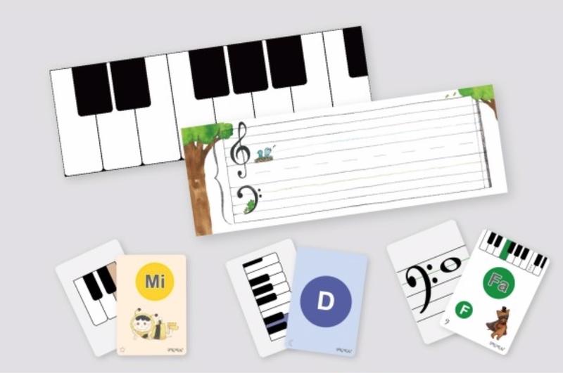 福樂音樂學習板 學生組【透過卡片內容設計,讓小朋友在遊戲中快樂學習】奧福 奧福樂器 兒童 幼兒 寶寶 音樂 教材