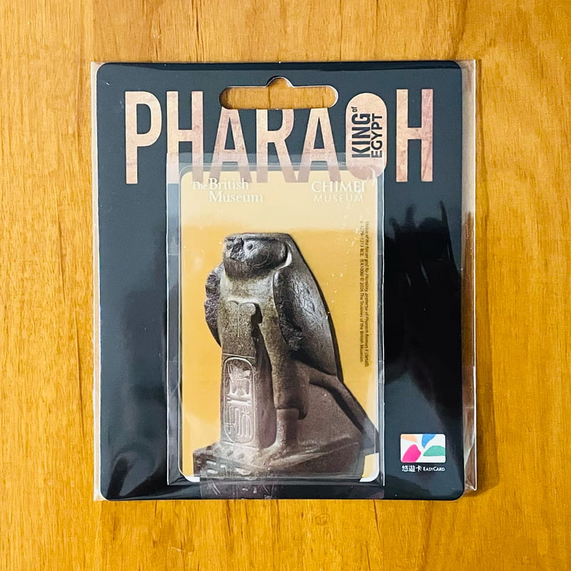 [全新現貨] 🌟奇美博物館《埃及之王：法老》特展紀念悠遊卡  🌟守護神「拉．哈拉胡提」獵鷹雕像