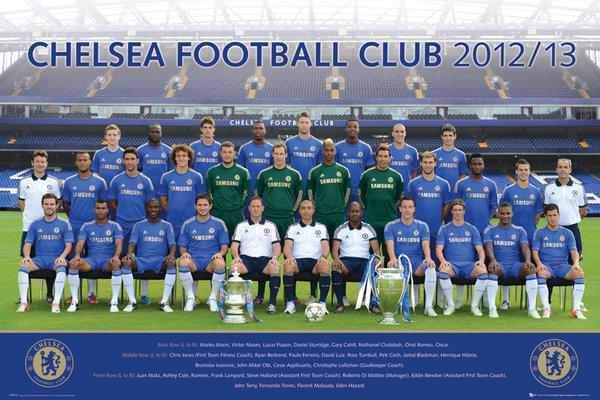 【英國進口運動海報】足球 英國 切爾西足球俱樂部 Chelsea ~英國進口#SP0878