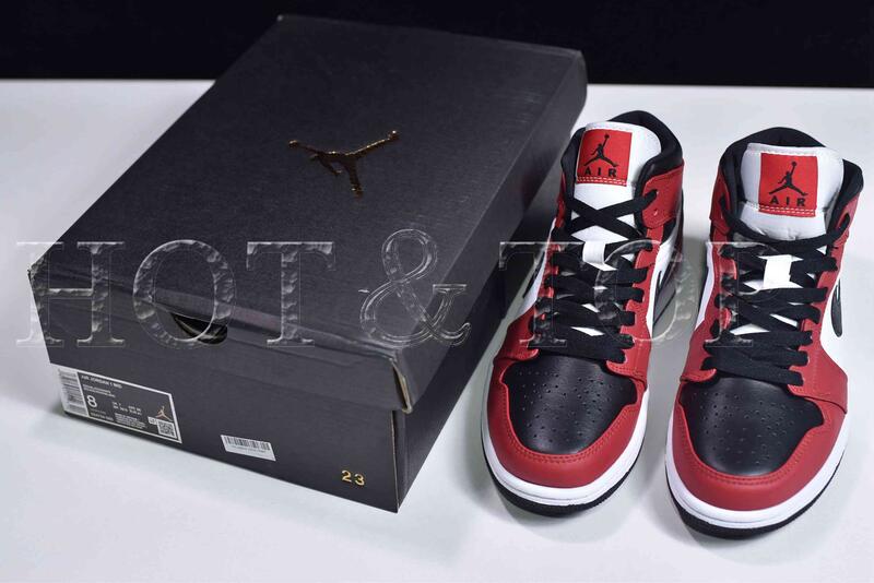 Nike Air Jordan 1 Mid Chicago Black Toe 芝加哥黑腳趾 中筒 554724-069