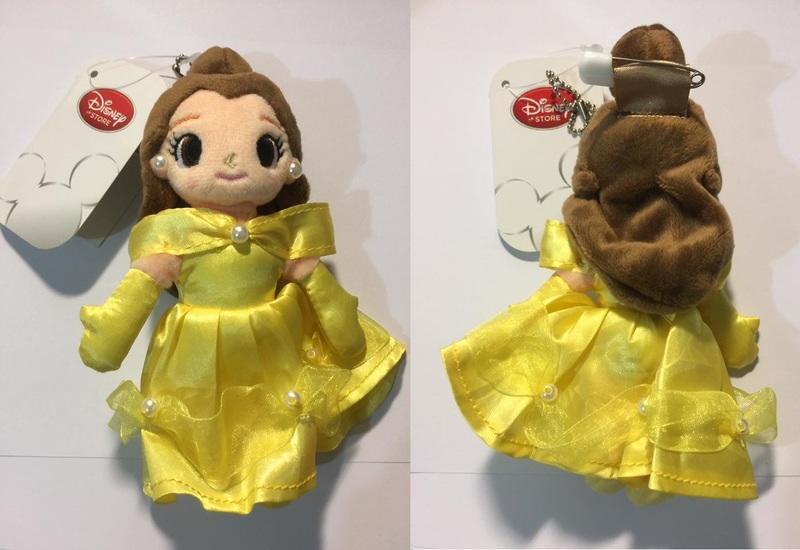 【出清】日本迪士尼商店限定 Disney 美女與野獸 貝兒公主 娃娃玩偶布偶吊飾