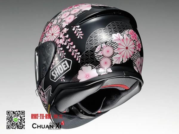 傳璽騎士部品【SHOEI Z7 HARMONIC】彩繪｜輕量｜通風｜附除霧片｜櫻花