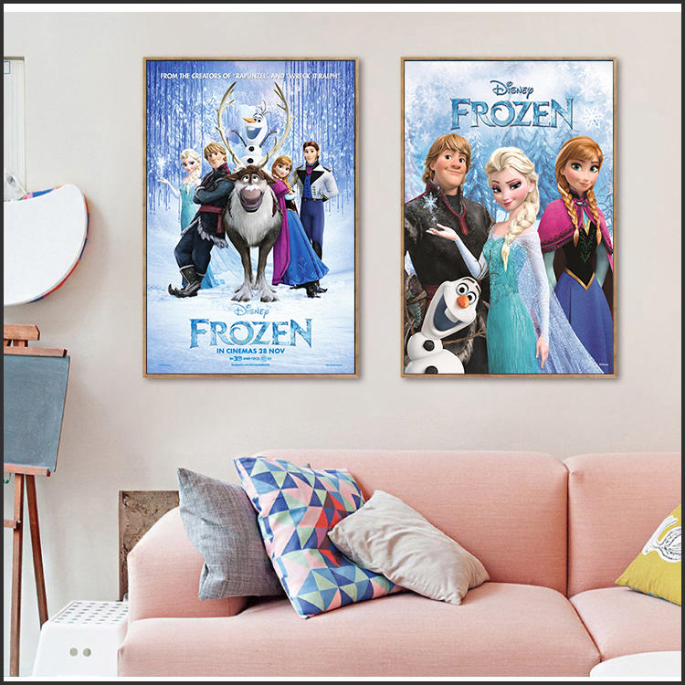 冰雪奇緣 Frozen 電影海報 藝術微噴 掛畫 嵌框畫 @Movie PoP 賣場多少電影海報 ~