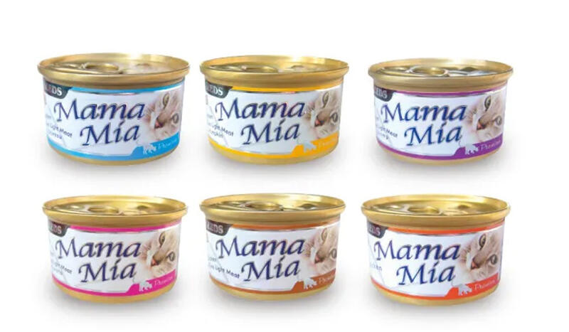 【愛狗生活館】MamaMia貓餐罐-純白肉/六種口味 85g