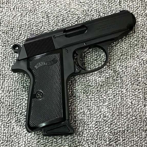 IDCF】MARUZEN PPK/S 瓦斯手槍無彈後定007 龐德特務手槍黑色14271