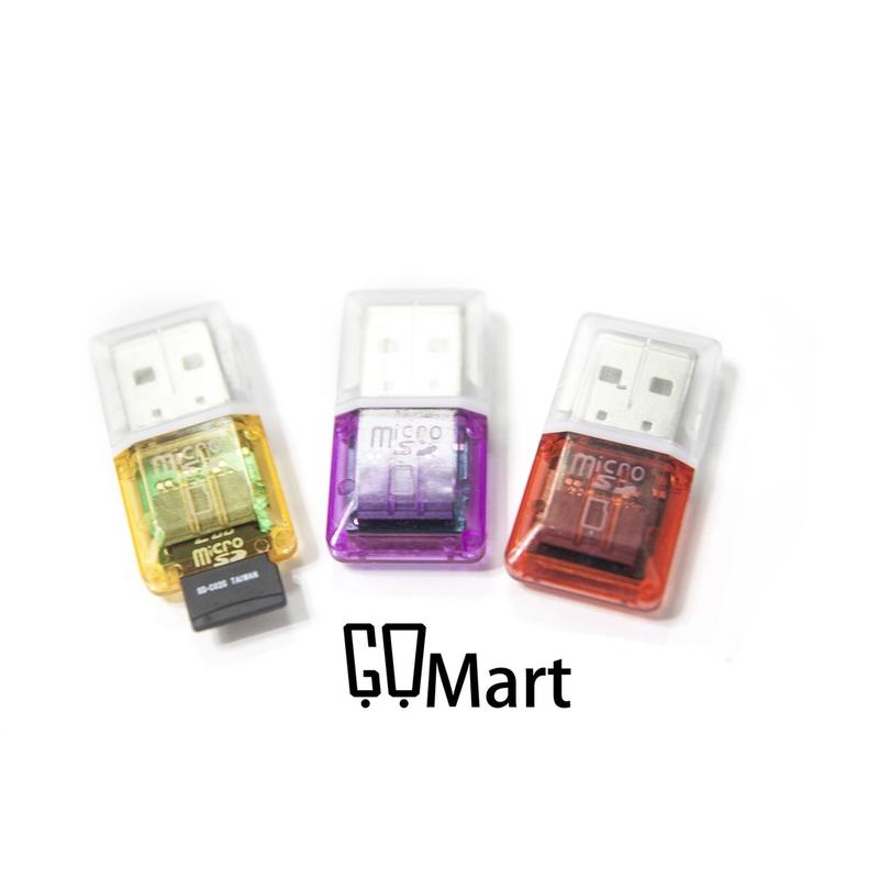 【JinMart】小鑽石 Micro SD USB 2.0 讀卡機 TF 高速 讀卡器 寶石 記憶卡