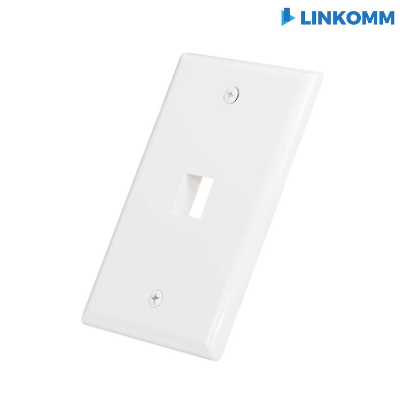 【LINKOMM】資訊面板 平面 單、雙、三孔、四孔、六孔 適用 RJ45 資訊插座 RJ-11 網路面板