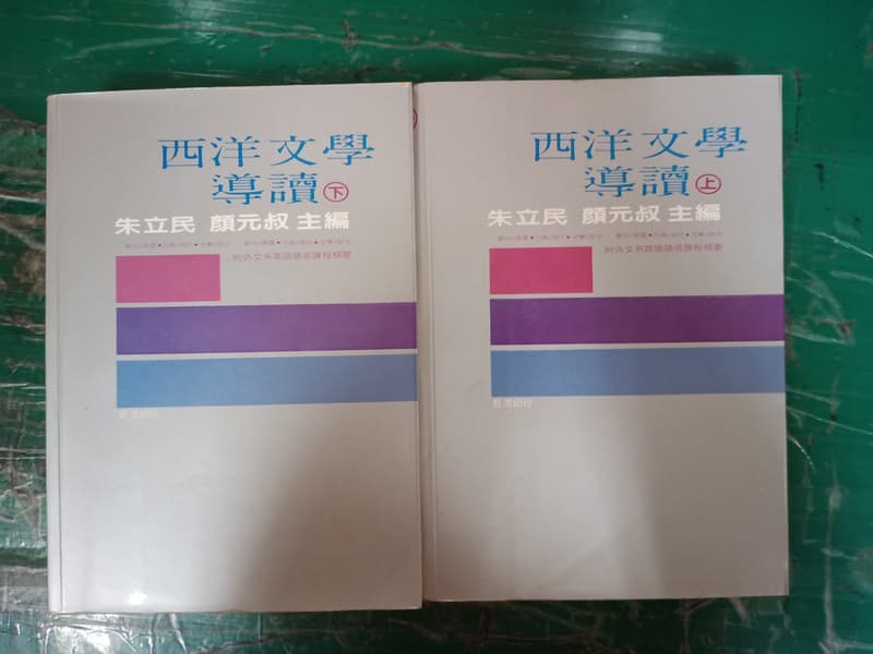 2本合售 西洋文學導讀 上冊+下冊 朱立民/顏元叔 巨流 無劃記 19F | 露天市集 | 全台最大的網路購物市集