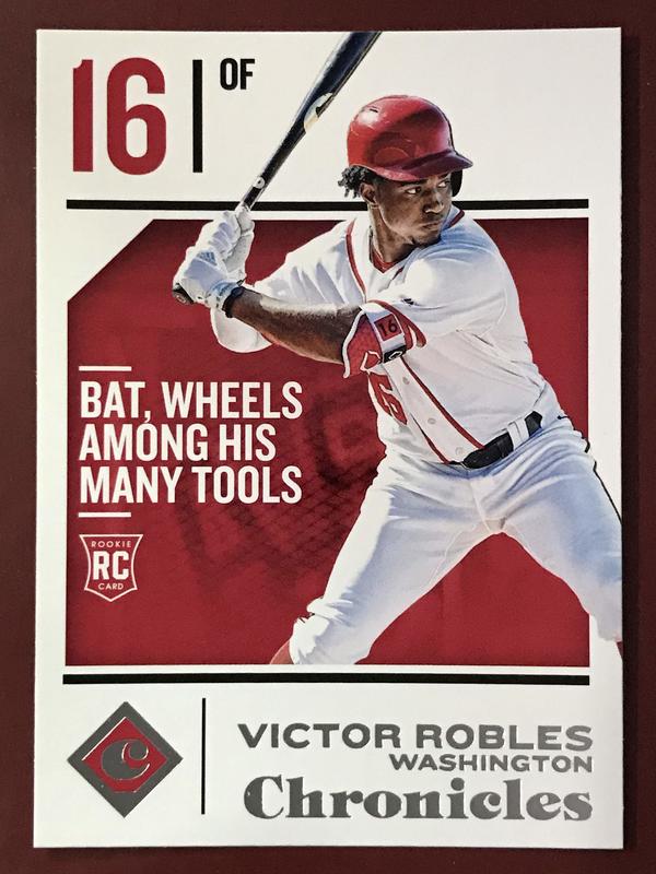 2018 Panini Chronicles #15 Victor Robles RC 國民隊