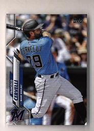  2020 Topps # 20 Francisco Cervelli Miami Marlins