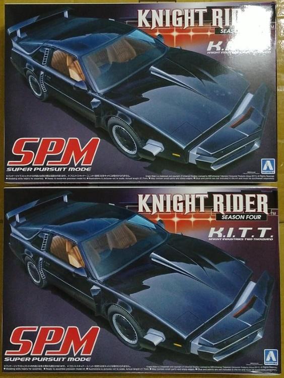 全新現貨-青島社 1/24 組裝車模 霹靂遊俠超速動力模式-Knight Rider K.I.T.T. SPM非百獸王