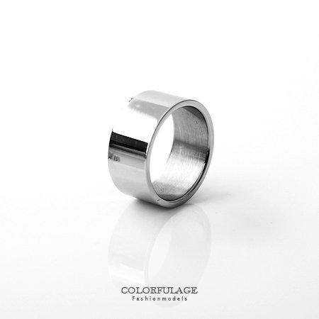 戒指 素面拋光寬版時尚鋼製指環 簡約弧型【NC183】不造作設計
