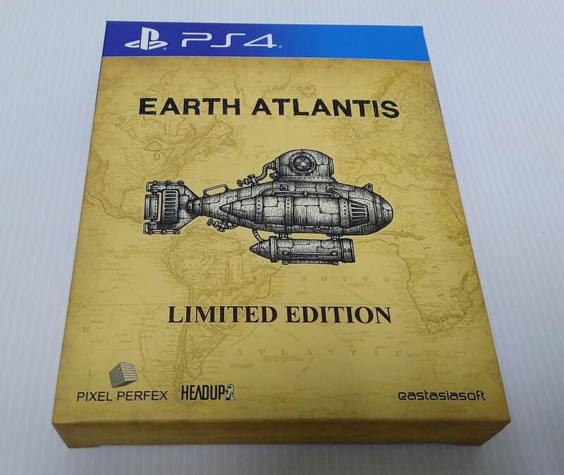 [現貨]PS4 Earth Atlantis亞特蘭提斯(光碟無刮)全球限量發行 橫向捲軸射擊遊戲