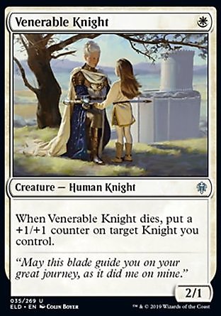 【ＣＭ】艾卓王權 高年騎士_Venerable Knight（ELD-W-U035)