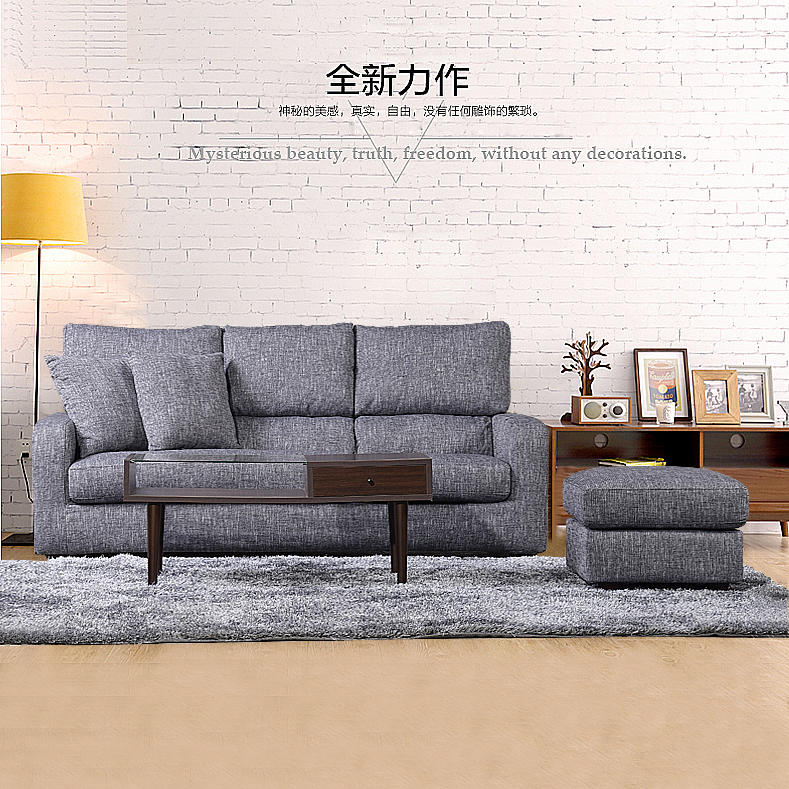沙發 可拆洗  L型沙發 日本熱銷-可拆洗-百變時尚-高椅背撐腰-獨立筒L型布沙發-$14500(鐵灰色)送抱枕-限量