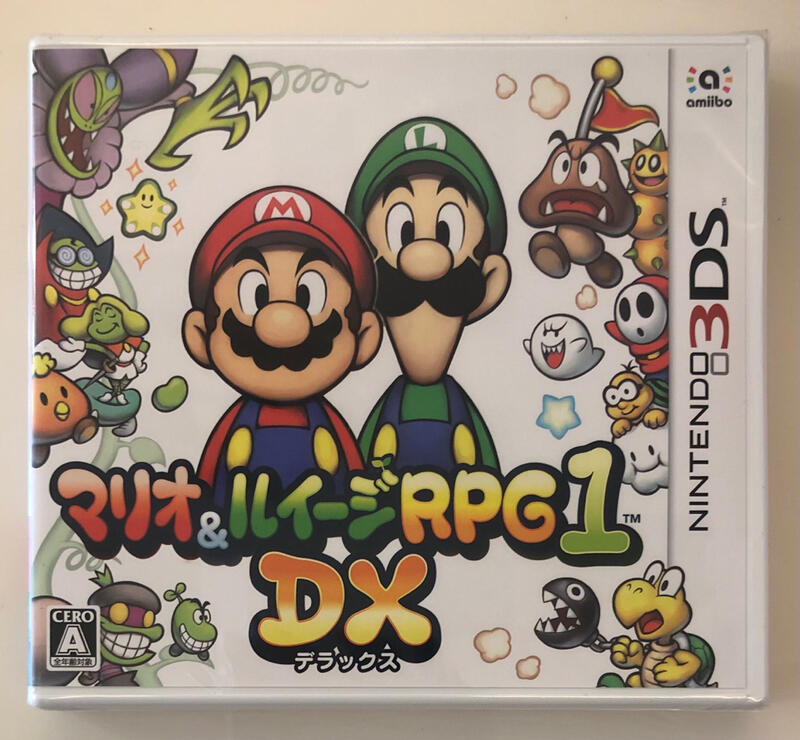 全新現貨 3ds 日版 瑪利歐＆路易吉 Rpg1 Dx Mario And Luigi 瑪利歐與路易吉 Rpg1 Dx 露天市集 全台最大的網路購物市集 5793