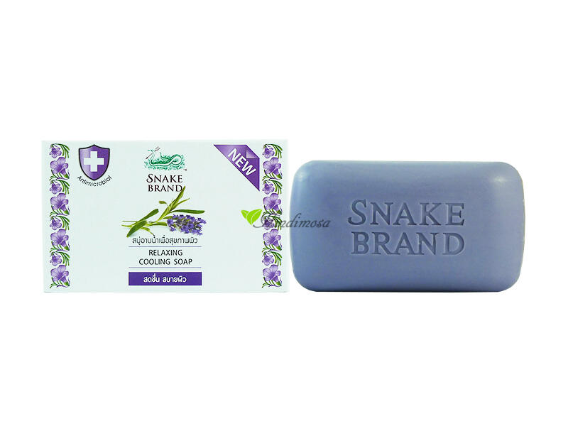 ♡印地摩沙╭♡ 泰國 Snake Brand 蛇牌薰衣草香氛皂 Aroma Lavender Soap 100g