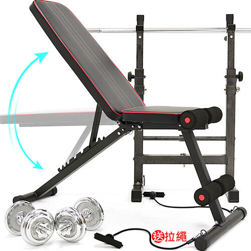 狂推薦B002-1203重量訓練機仰臥起坐板仰臥板啞鈴椅舉重床舉重架舉重椅健腹機健腹器美背機另售跳繩單槓trx深蹲架