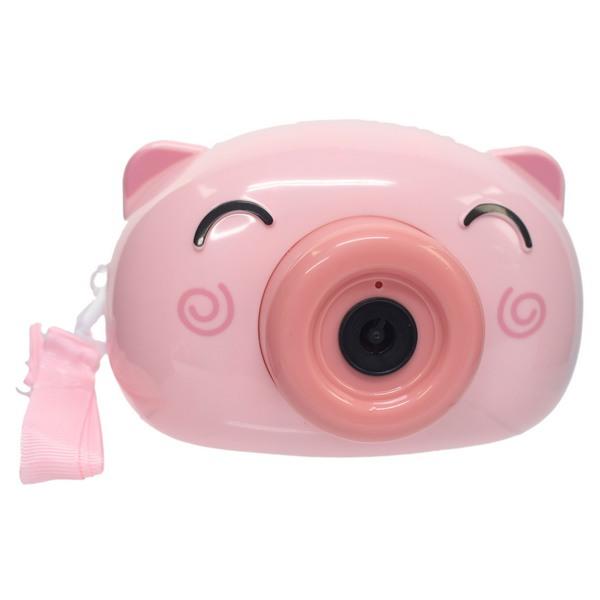 【優購精品館】可愛小豬泡泡相機 粉紅小豬4001(附電池)/一個入(促220) 全自動吹泡泡相機-CF148049