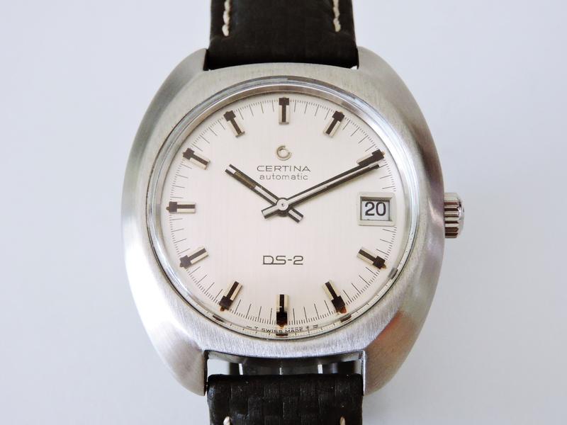 瑞士真品 CERTINA 雪鐵納 DS-2典藏自動上鍊機械古董錶男錶