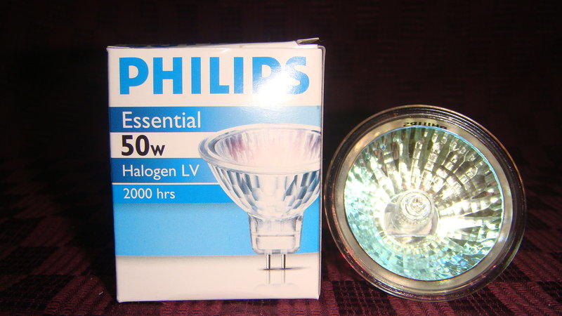 PHILIPS  飛利浦 12V 50W MR-16 鹵素杯燈..投射燈