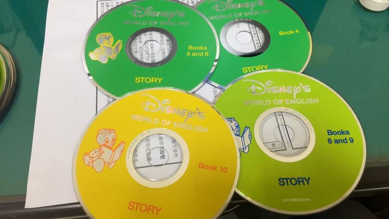 4CD合售 寰宇迪士尼美語 world of english Disney's STORY 寰宇家庭 T43