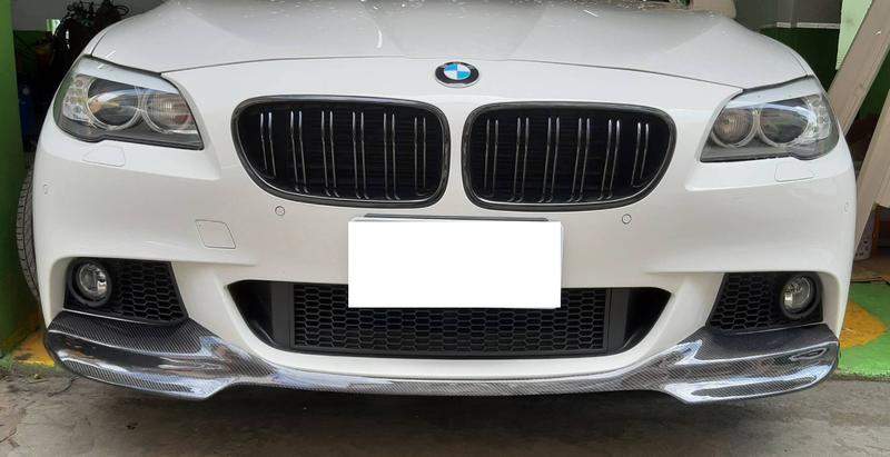 BMW F10 M-TECH款 前保桿+後保桿+側裙+卡夢前下巴+卡夢後下巴+卡夢尾翼+四出尾飾管