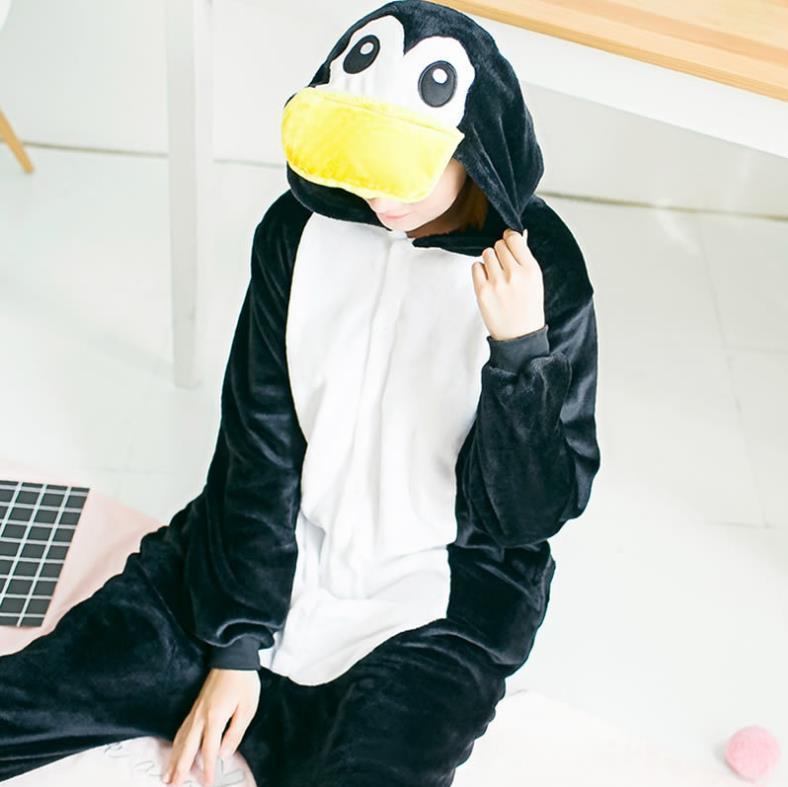 【現貨~四件免運】企鵝睡衣 企鵝卡通睡衣 卡通連身睡衣 動物睡衣 動物連身睡衣cosplay角色扮演服造型睡衣企鵝表演服