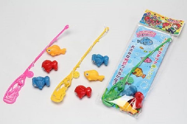 【Mini  Young】日本進口 磁石 吸鐵 輕便簡單型 兒童釣魚玩具組 3色可選