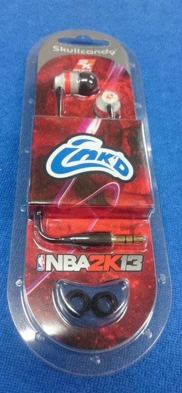 『台南益智行』NBA 2K13 式樣　耳塞式耳機　全新品