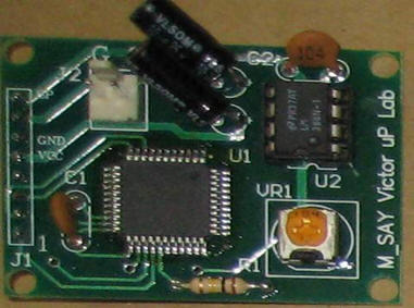 [偉克多 8051 專題製作][低價套件--零件包]：VTE_S 語音溫度計 (含LCD)---8051 說出 溫度