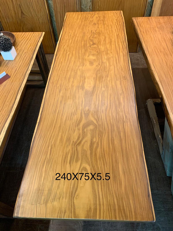 非洲柚木桌板240x75X5.5=28000元