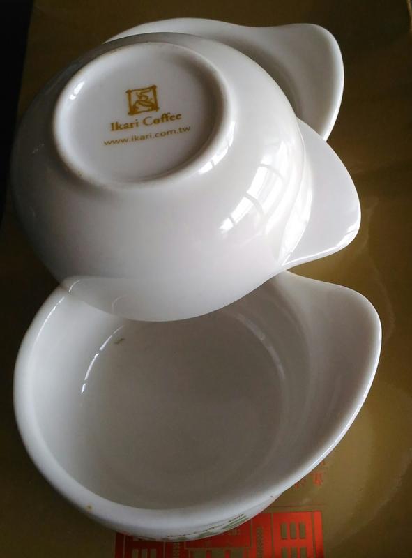 2008 怡客咖啡 Ikari Coffee 磁布丁杯 三個不拆賣【三十之上 是練眼力的】