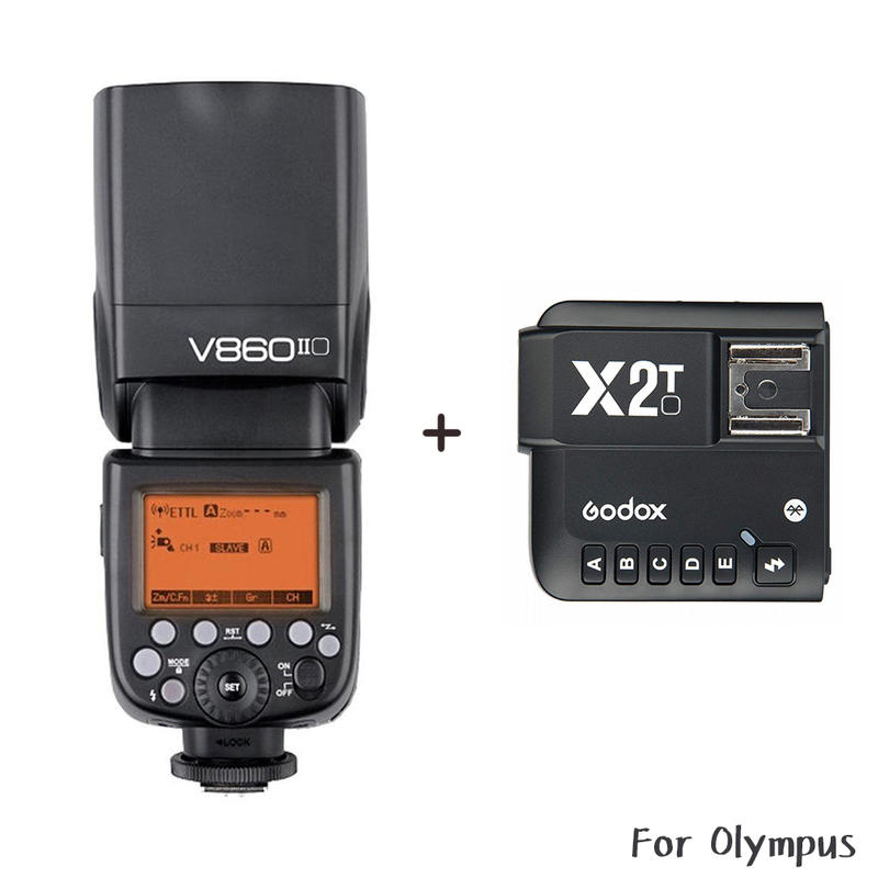 ◎相機專家◎ Godox 神牛 V860O II + X2 發射器 Olympus 二代鋰電池閃光燈 開年公司貨